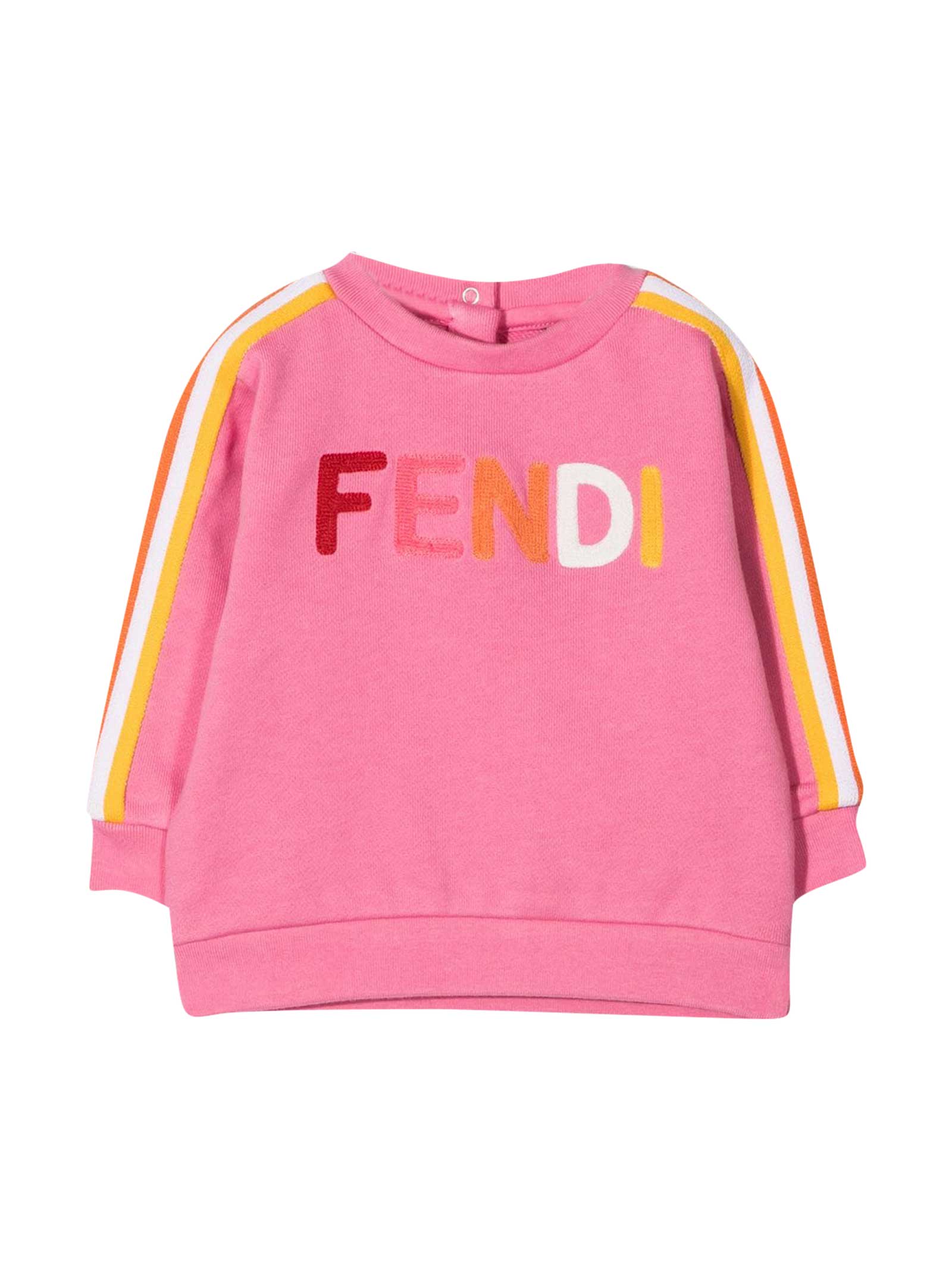 FENDI PINK SWEATSHIRT,BUH0255V0 F1DER