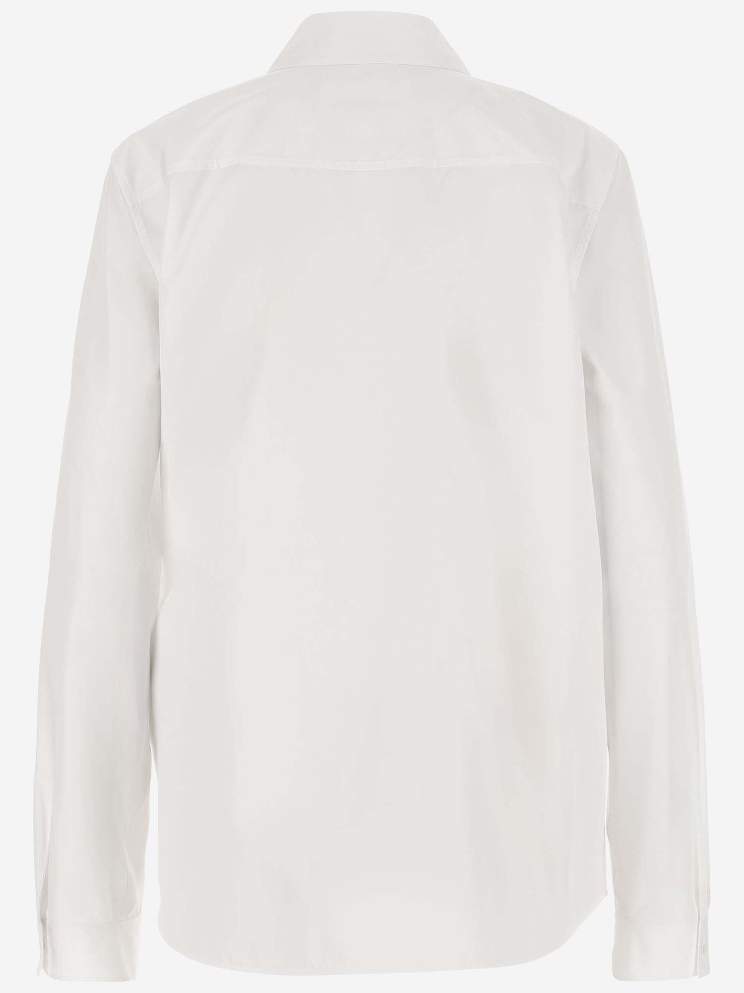 Shop Jil Sander Cotton Shirt In White