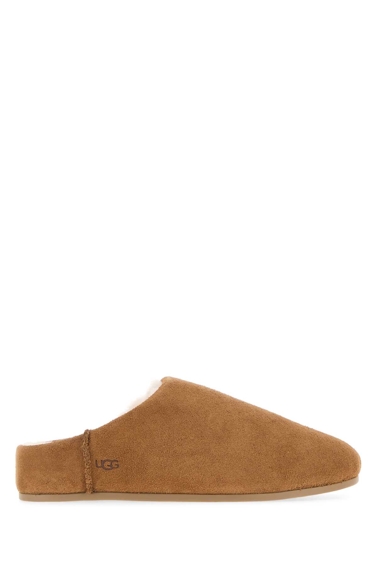 Camel Suede Elea Slippers