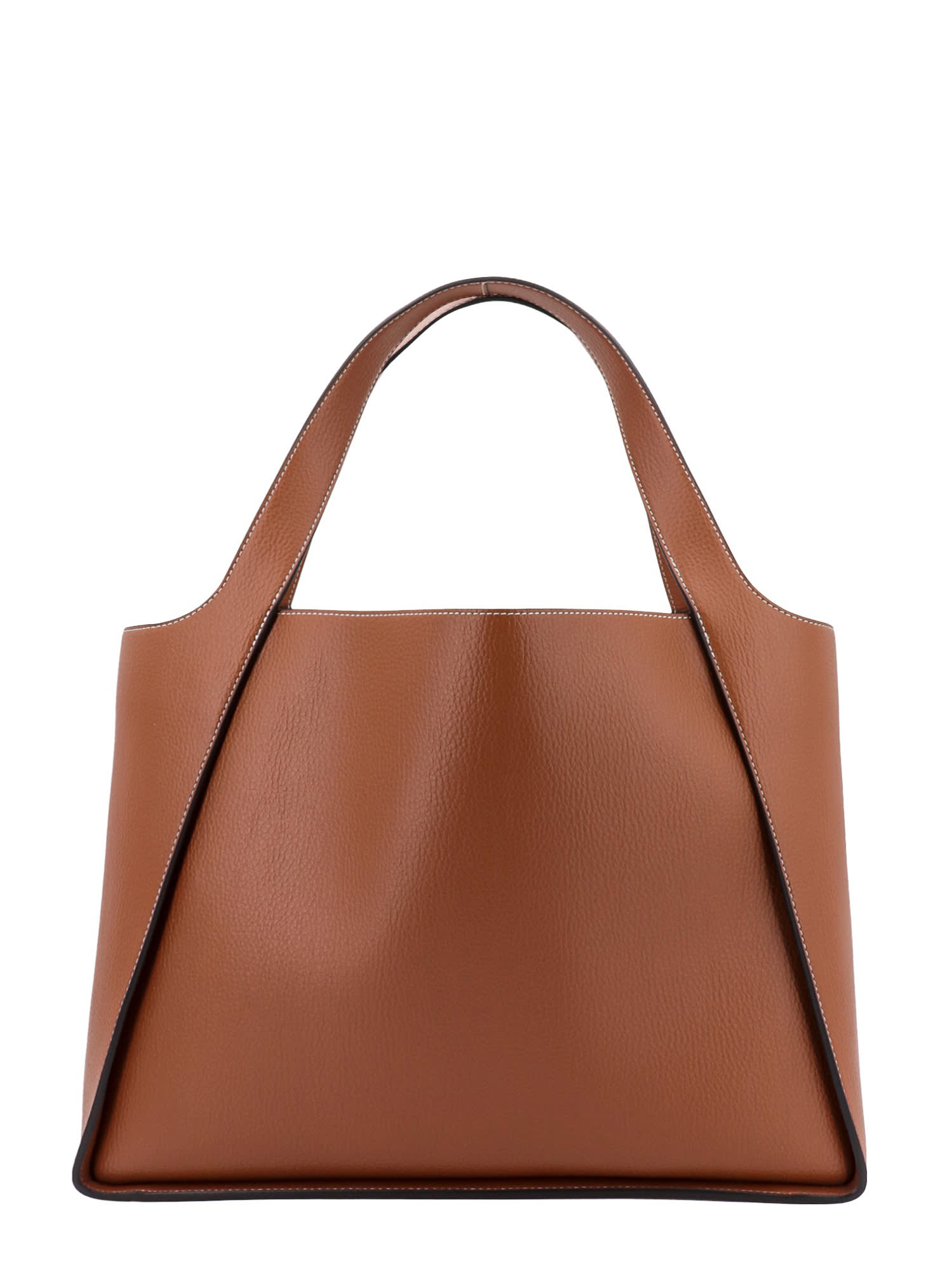 Stella Mccartney Stella Logo Shoulder Bag In Brown