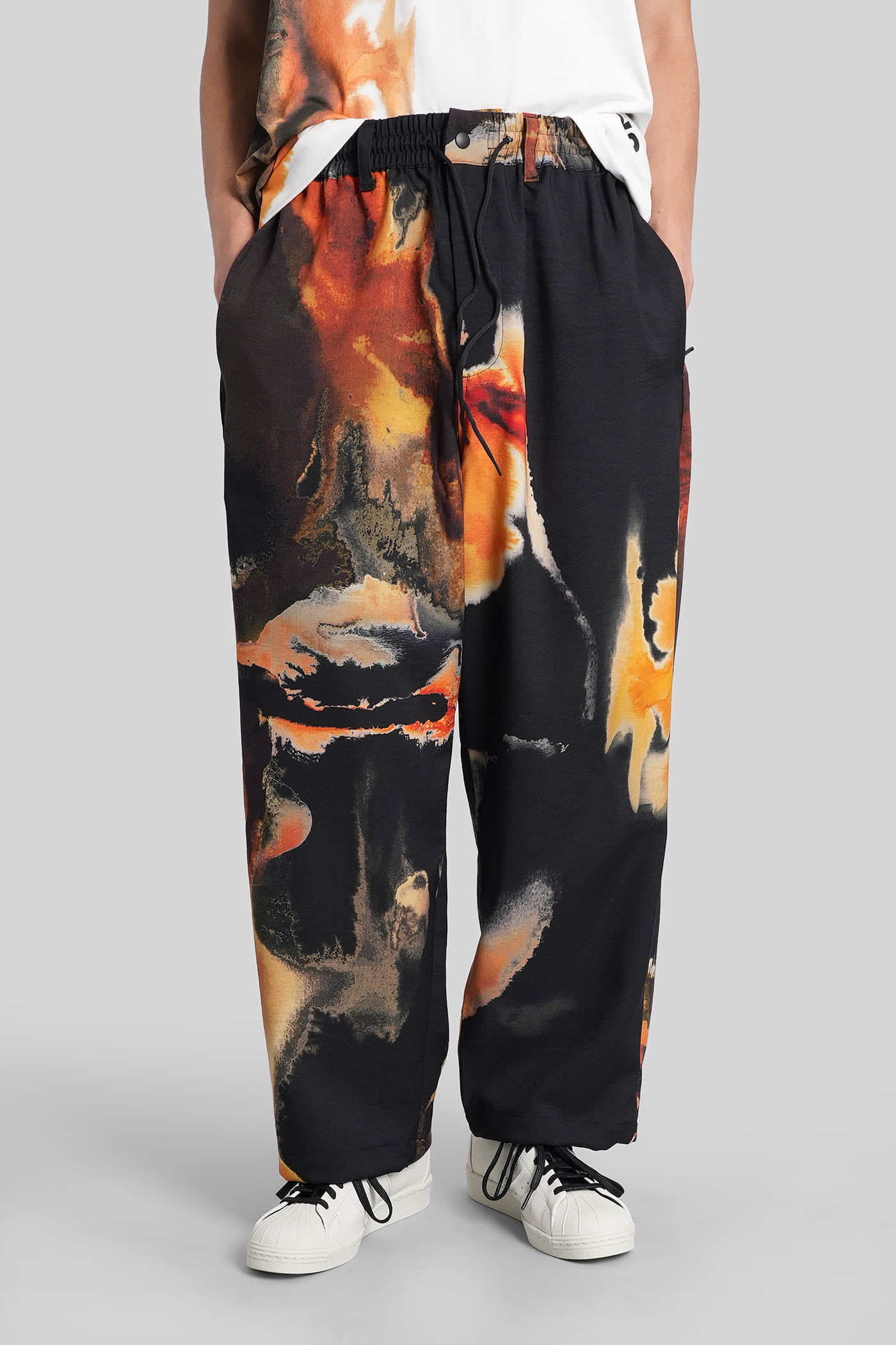Pants In Black Polyester