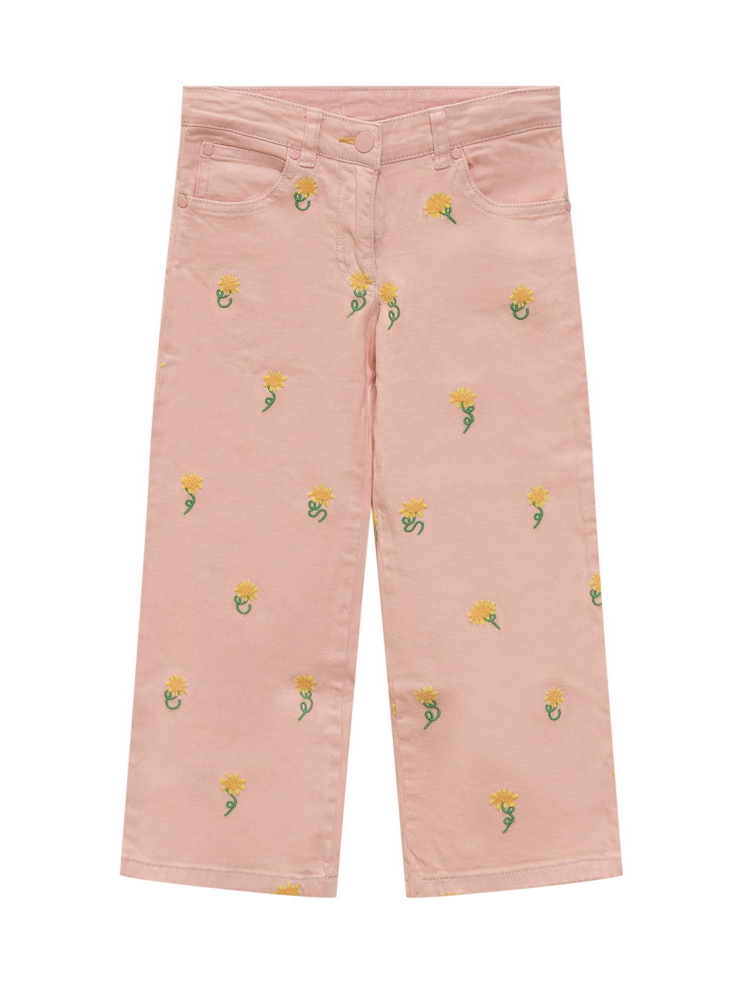 STELLA MCCARTNEY TROUSERS WITH FLOWERS