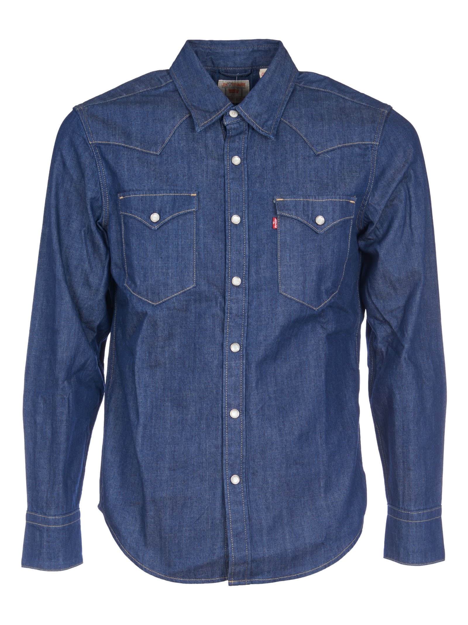 Shop Levi's Barston Shirt In Blue