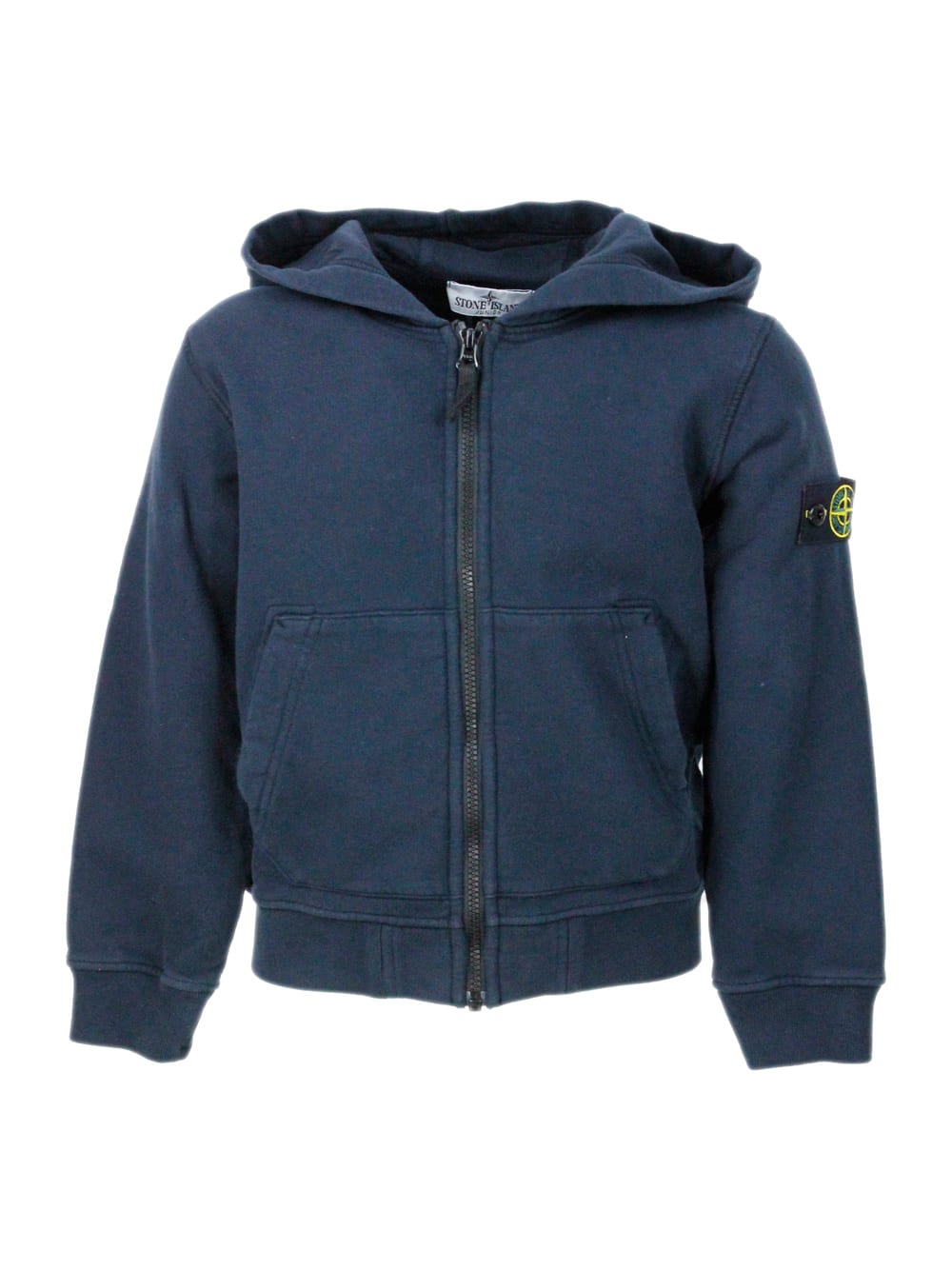 Stone Island Sweater In Blu