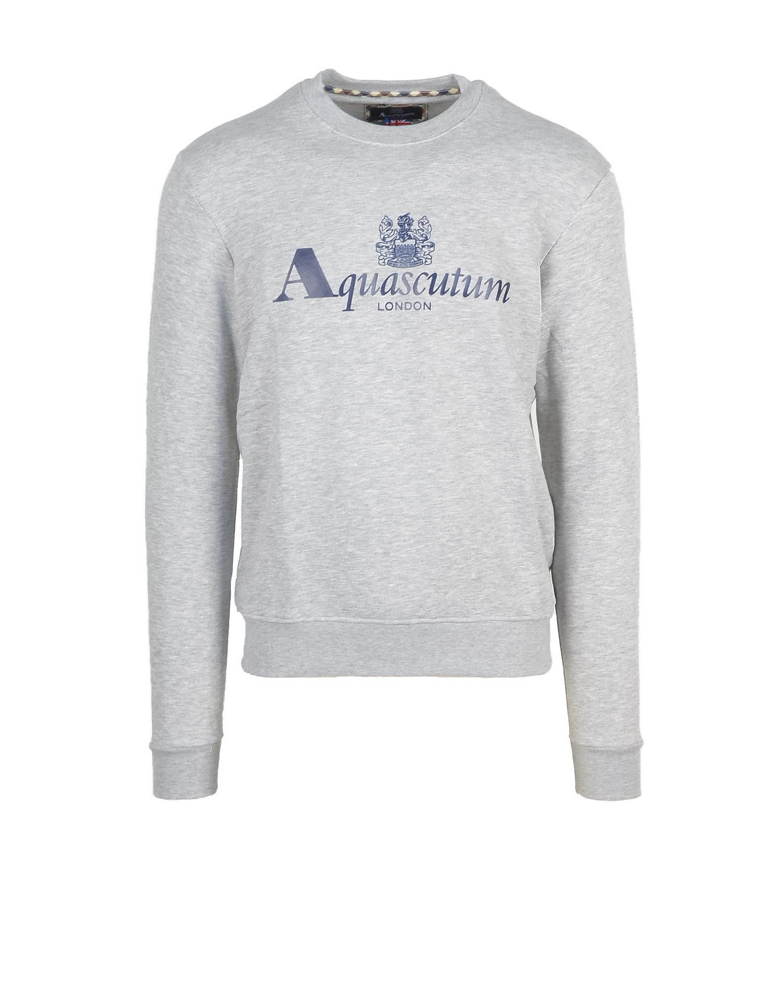 Aquascutum Mens Gray Sweatshirt