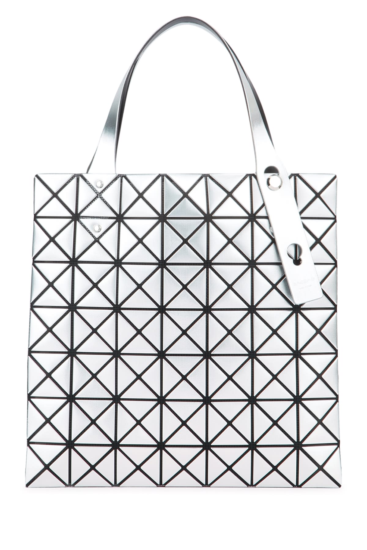 Bao Bao Issey Miyake Lucent Metallic Tote Bag In Silver