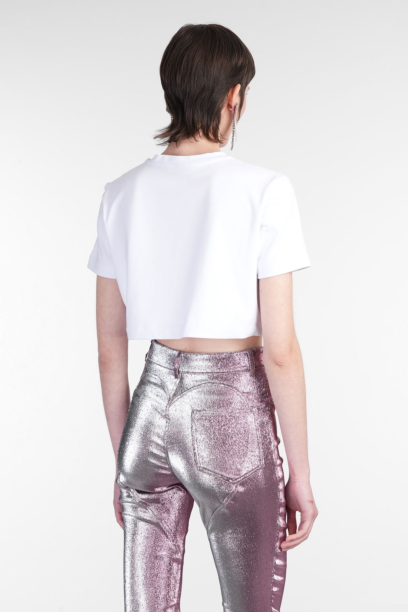 AREA T-SHIRT IN WHITE COTTON