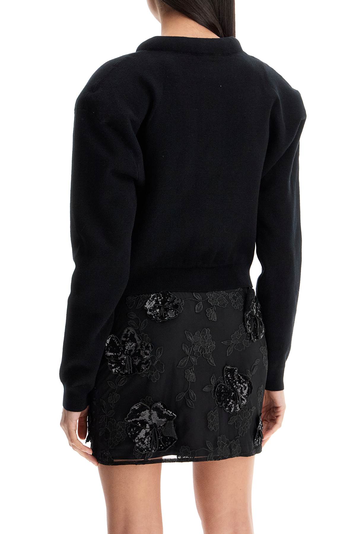 Rotate Birger Christensen Firm Knit Sweaters And Cardigans In Black (black)