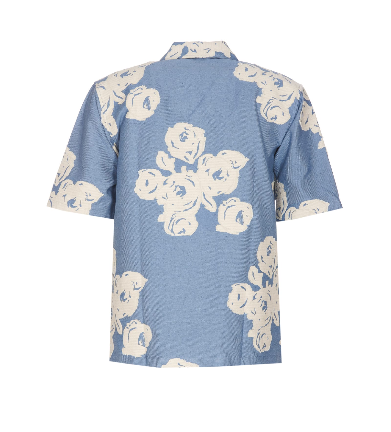 Shop Sunflower Cayo Shortsleeves Shirt In Blue