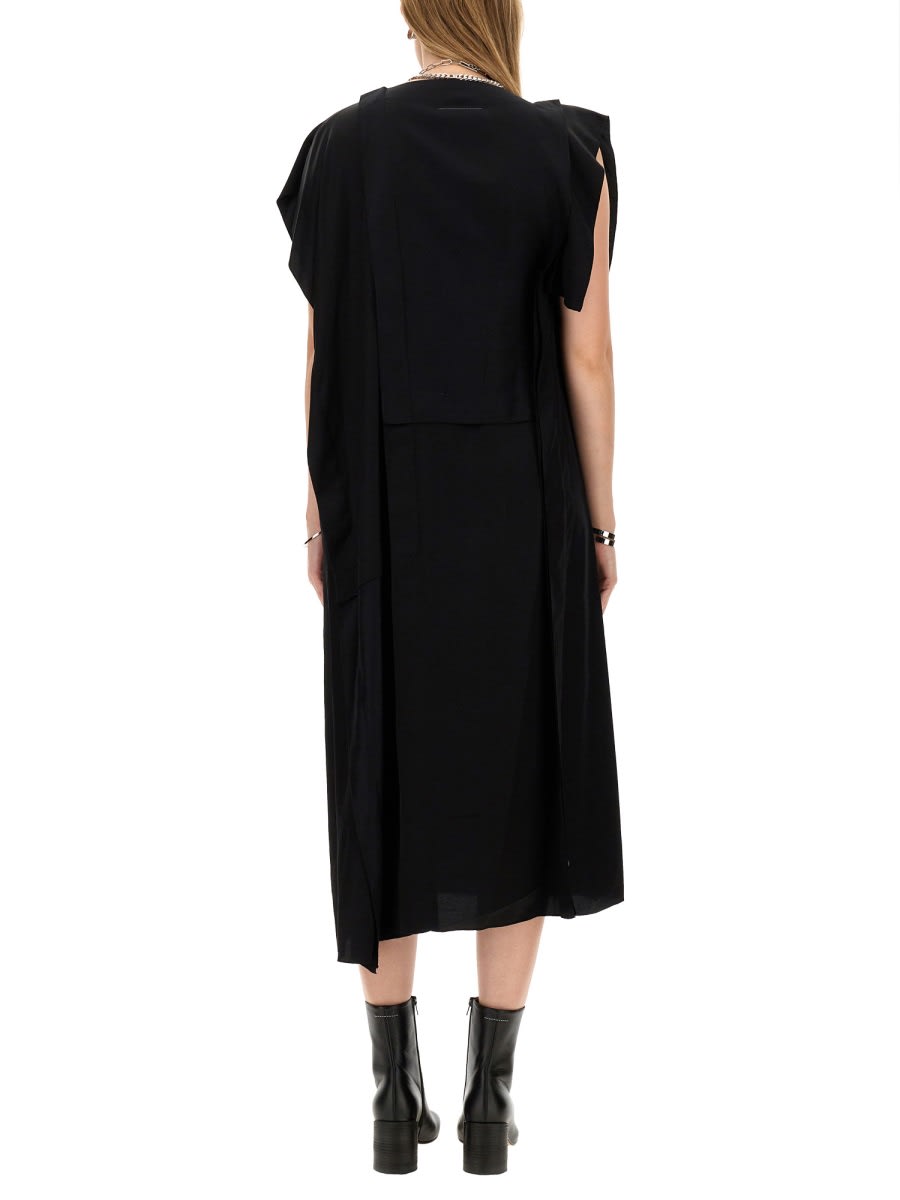 Shop Mm6 Maison Margiela Maxi Dress In Black