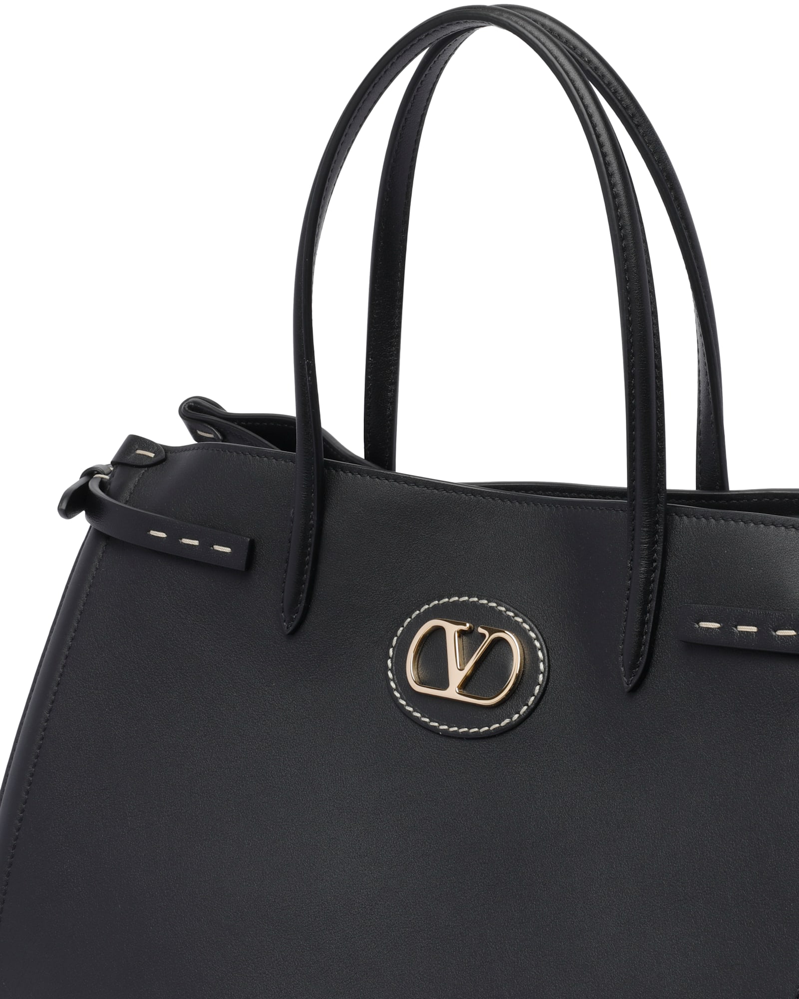 Valentino Antibes Tote Bag In Black