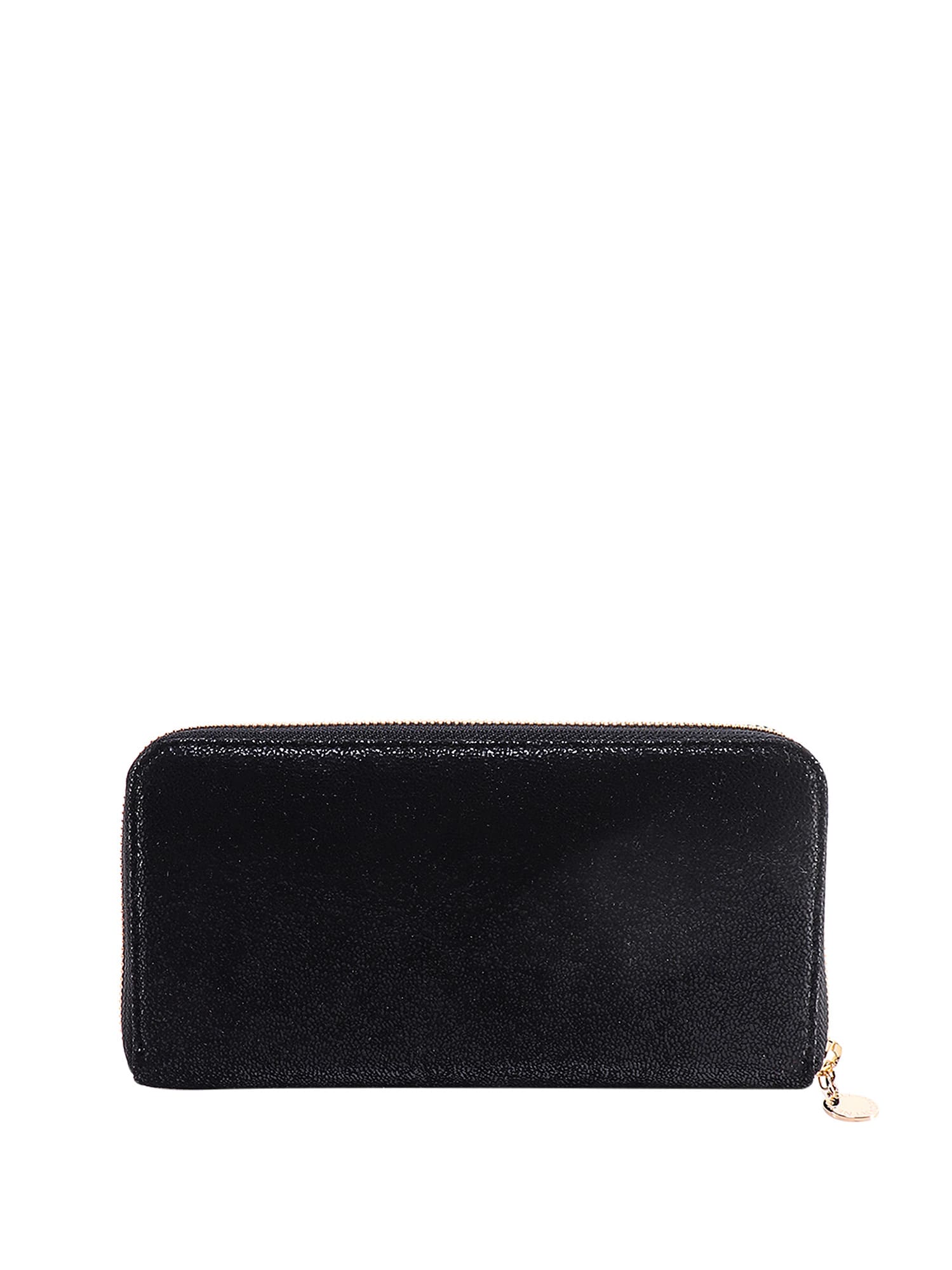 Shop Stella Mccartney Falabella Wallet In Black