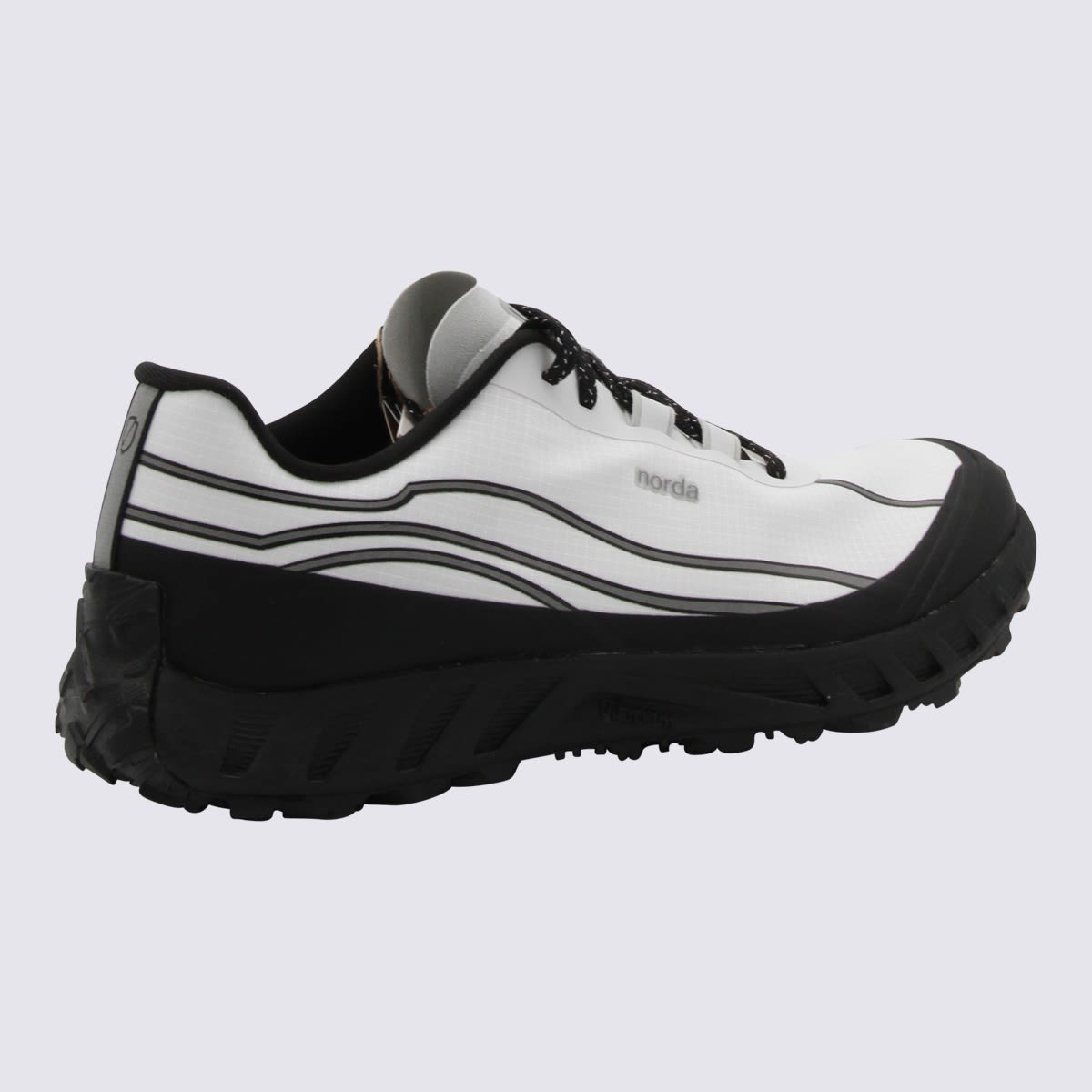 Shop Norda White And Black The 002 M Wht/tp Sneakers
