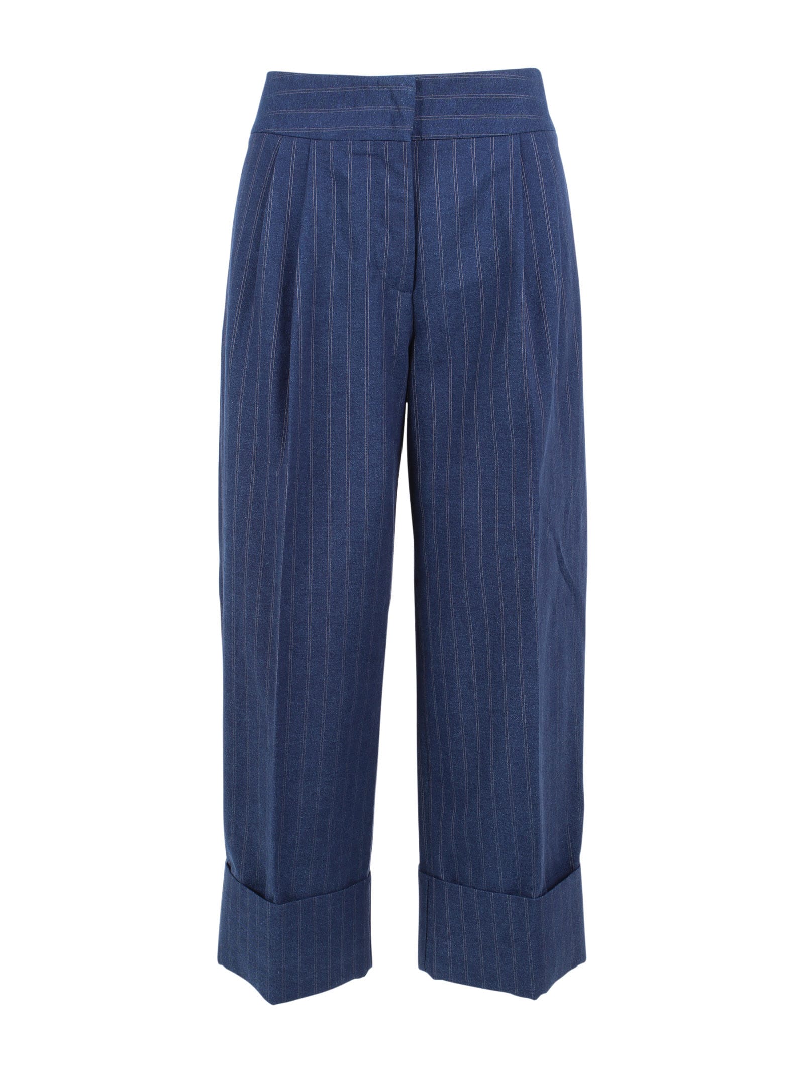 Antonio Marras Cotton Trousers In Blue