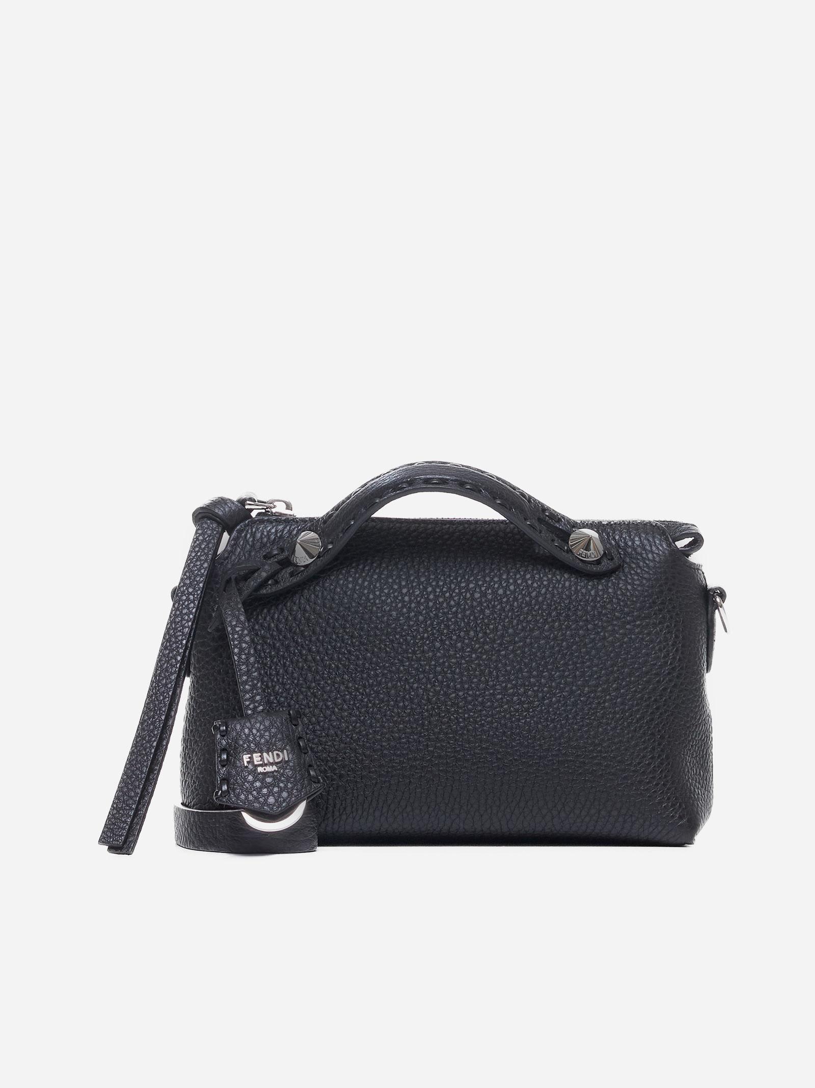 Fendi By The Way Leather Mini Bag In Black