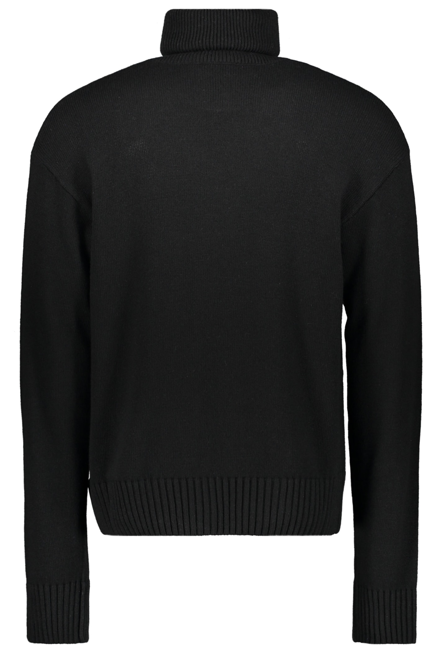 Shop Off-white Turtleneck Sweater In Black