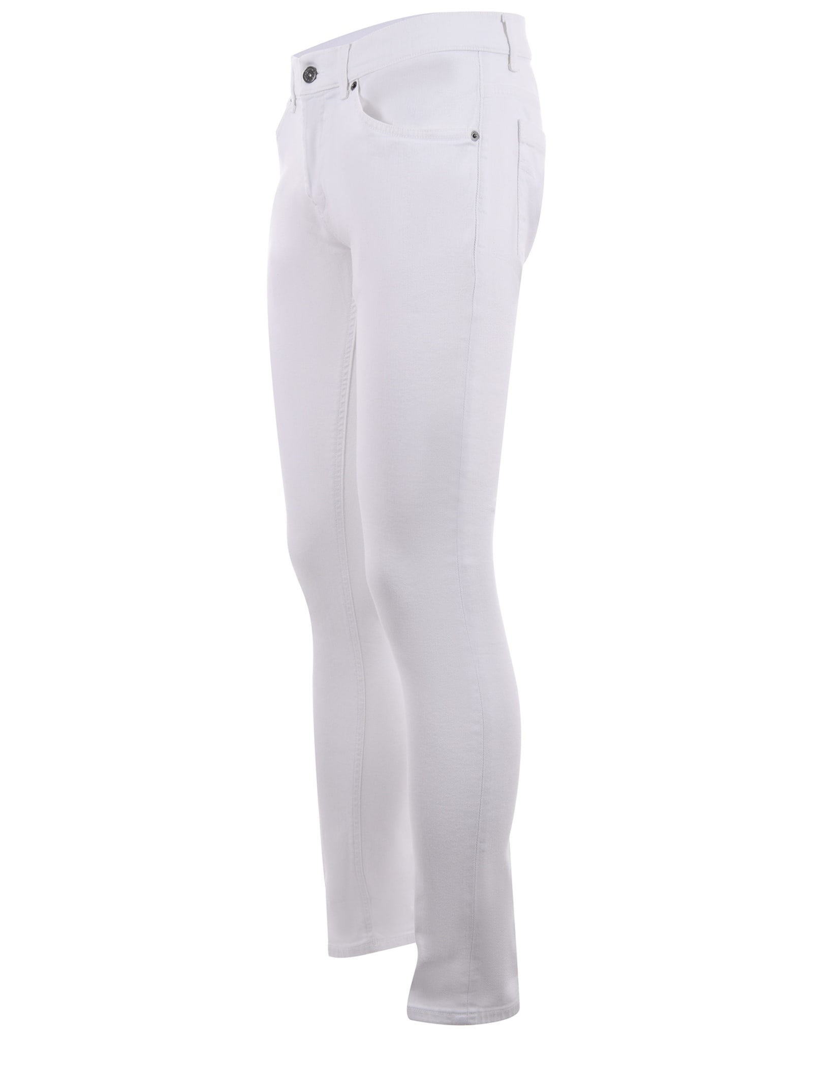 Dondup George Five-pocket Jeans In White