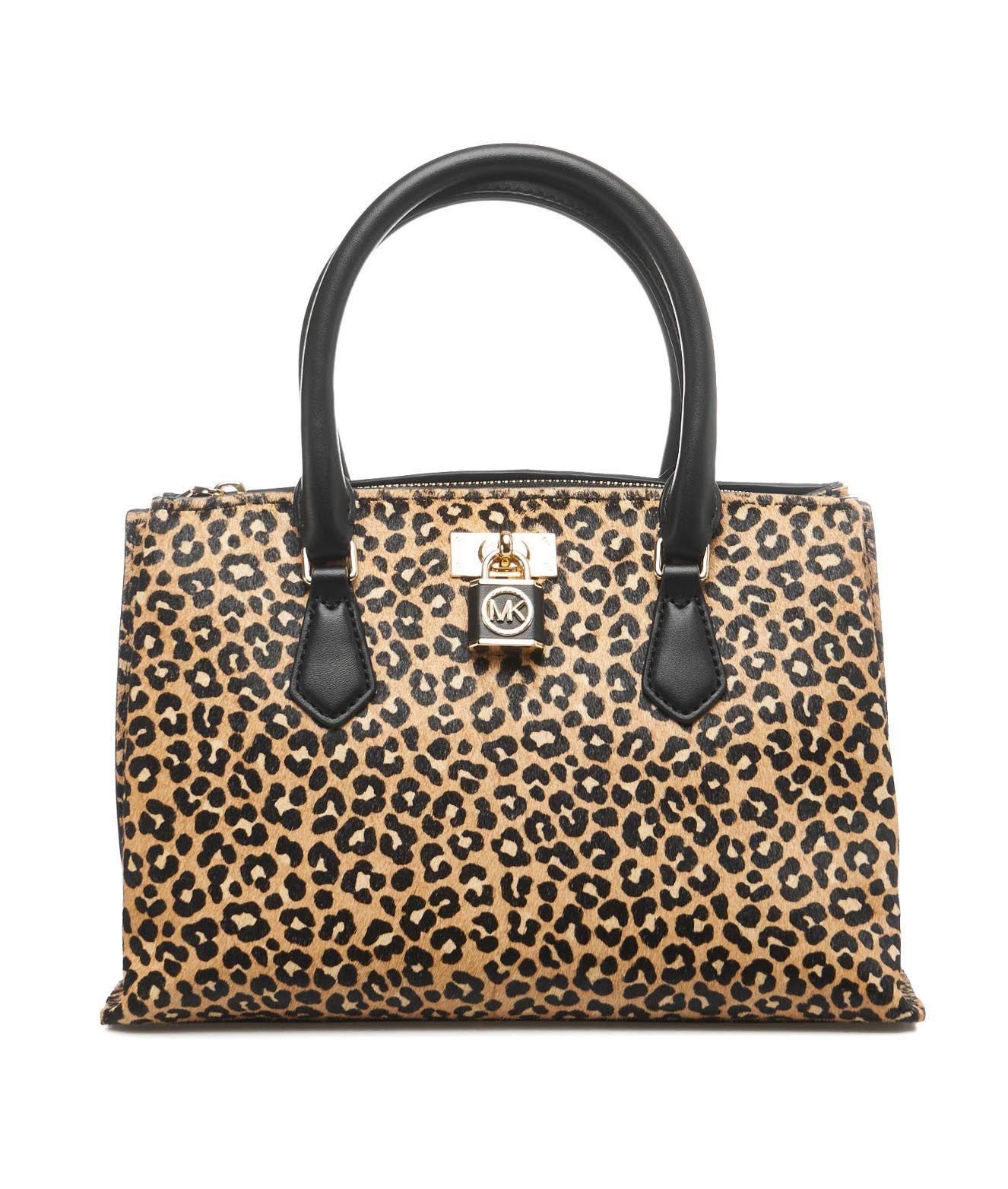 Ruby Leopard Printed Small Tote Bag