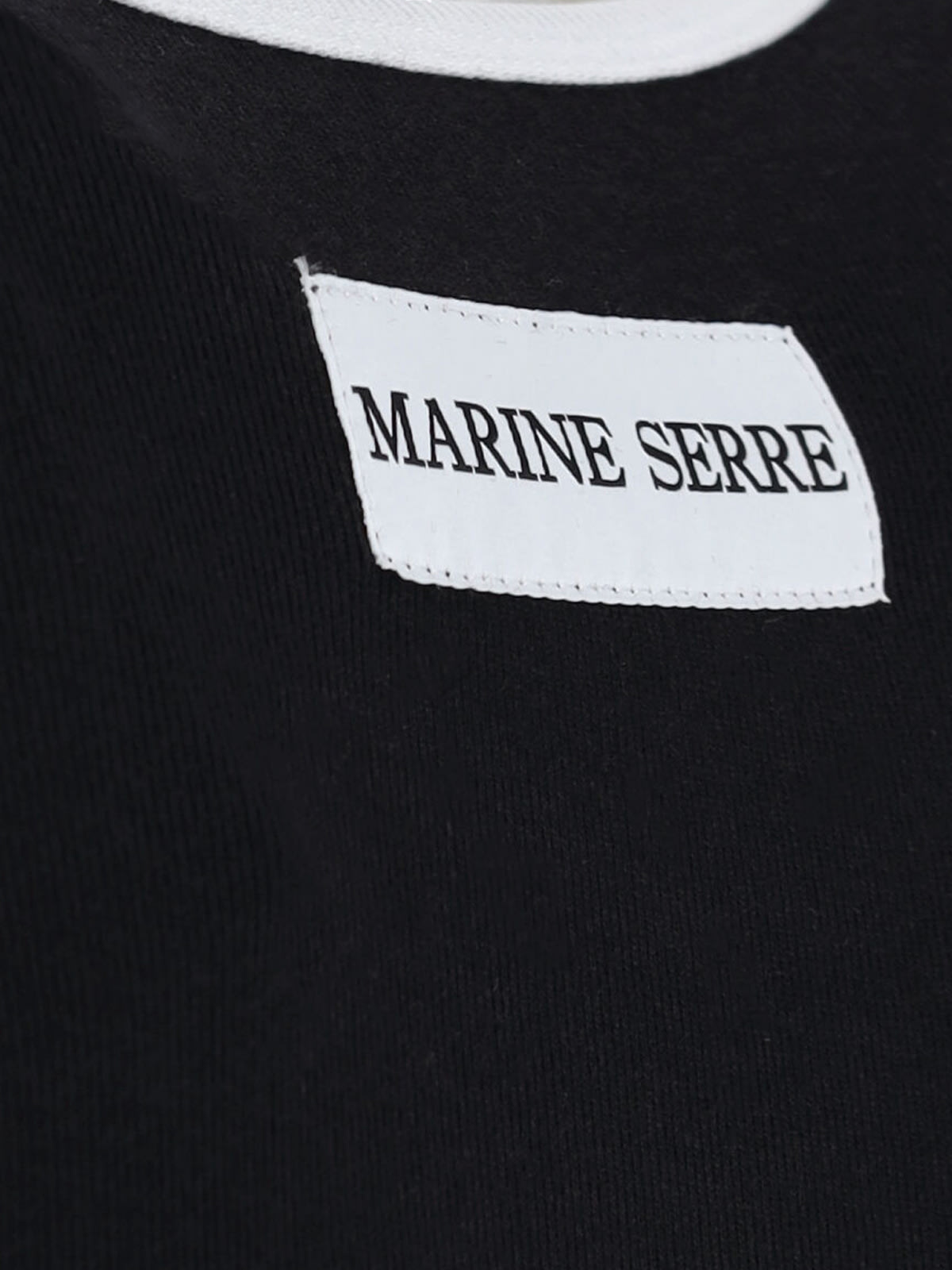 Marine Serre Moon T-shirt In Black