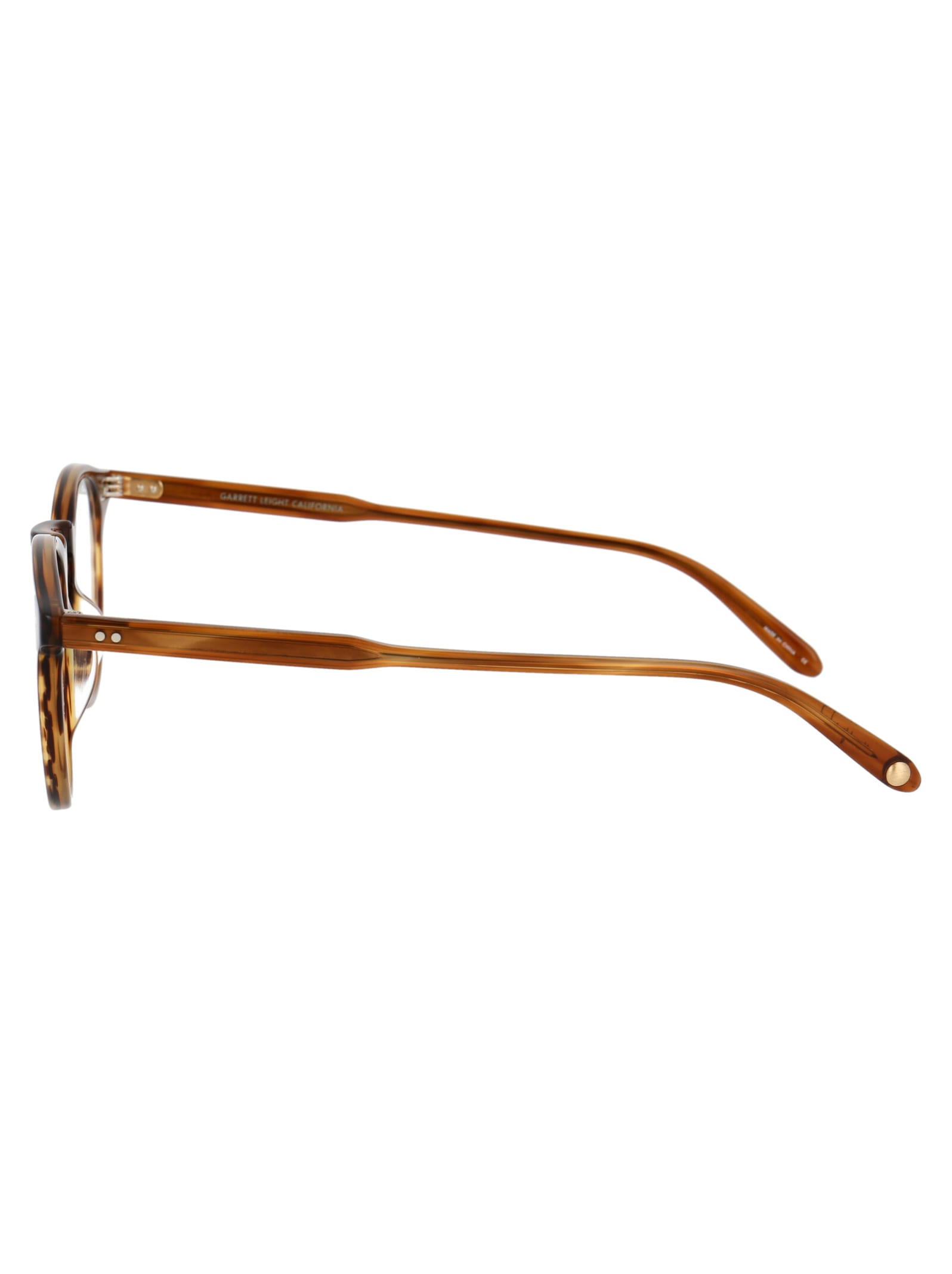 Shop Garrett Leight Glencoe 44 Glasses In Demi Blonde