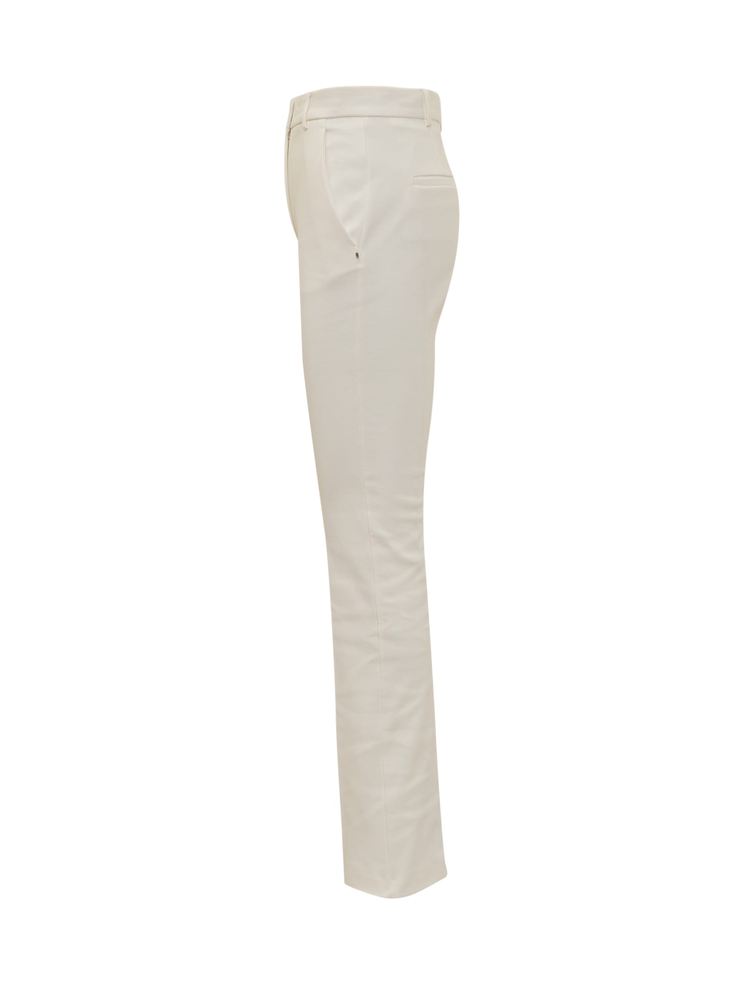 Shop Sportmax Pontida Trousers In Bianco