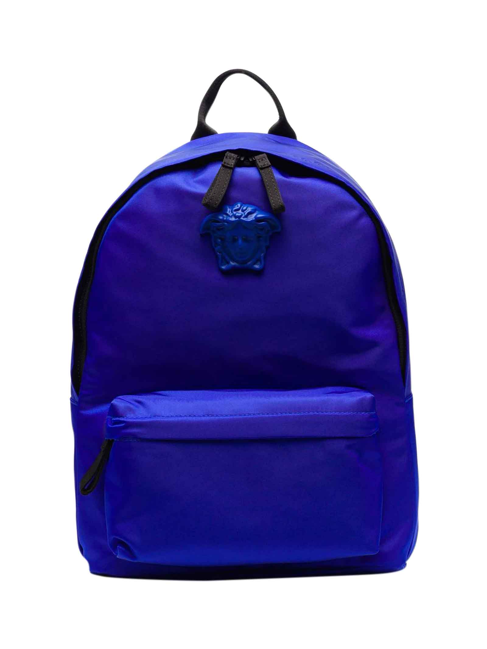 Versace Blue And Black Backpack Kids