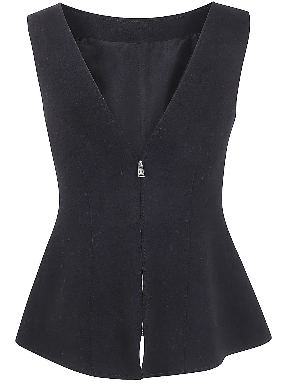 LANVIN SLEEVELESS FLARED TOP 