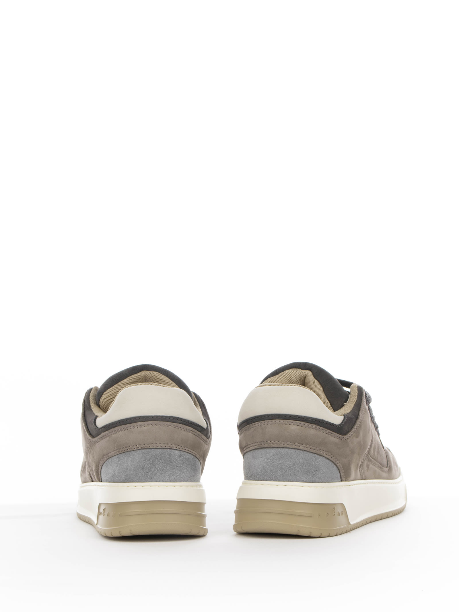 Shop Hogan H667 Chamallow Sneaker In Suede In Fango