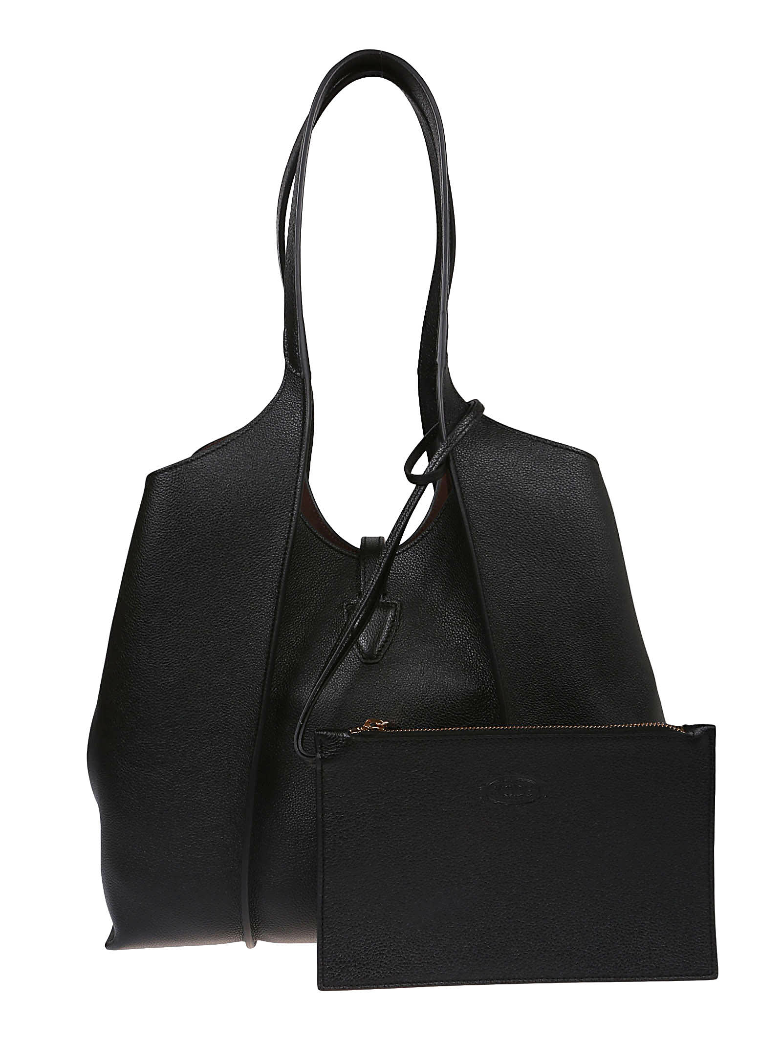 Shop Tod's Small Tsb Shopping Bag In Nero