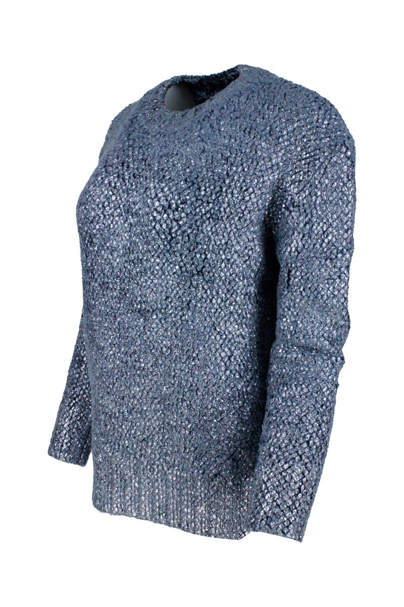 Shop Ermanno Scervino Sweater In Blu