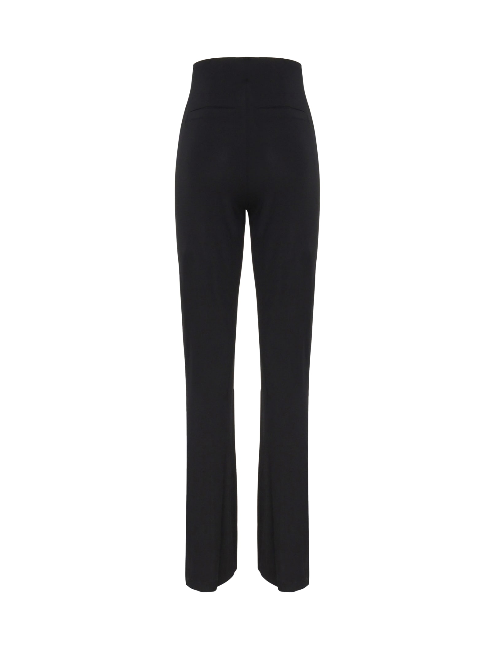 Shop Jacquemus Drapeado Cotton Pants In Black