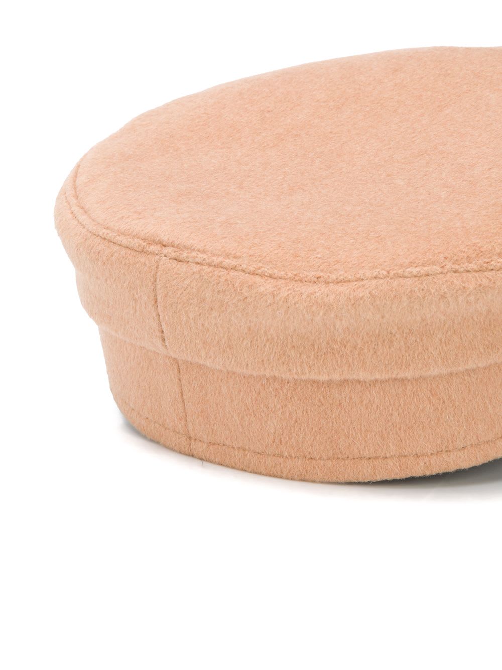 Ruslan Baginskiy Logo-embroidered Wool Baker Boy Cap In Neutrals