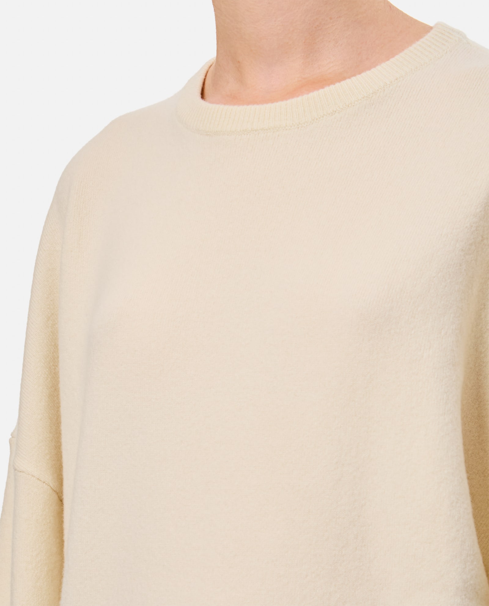 Shop Extreme Cashmere Tes Cashmere Sweater In Beige