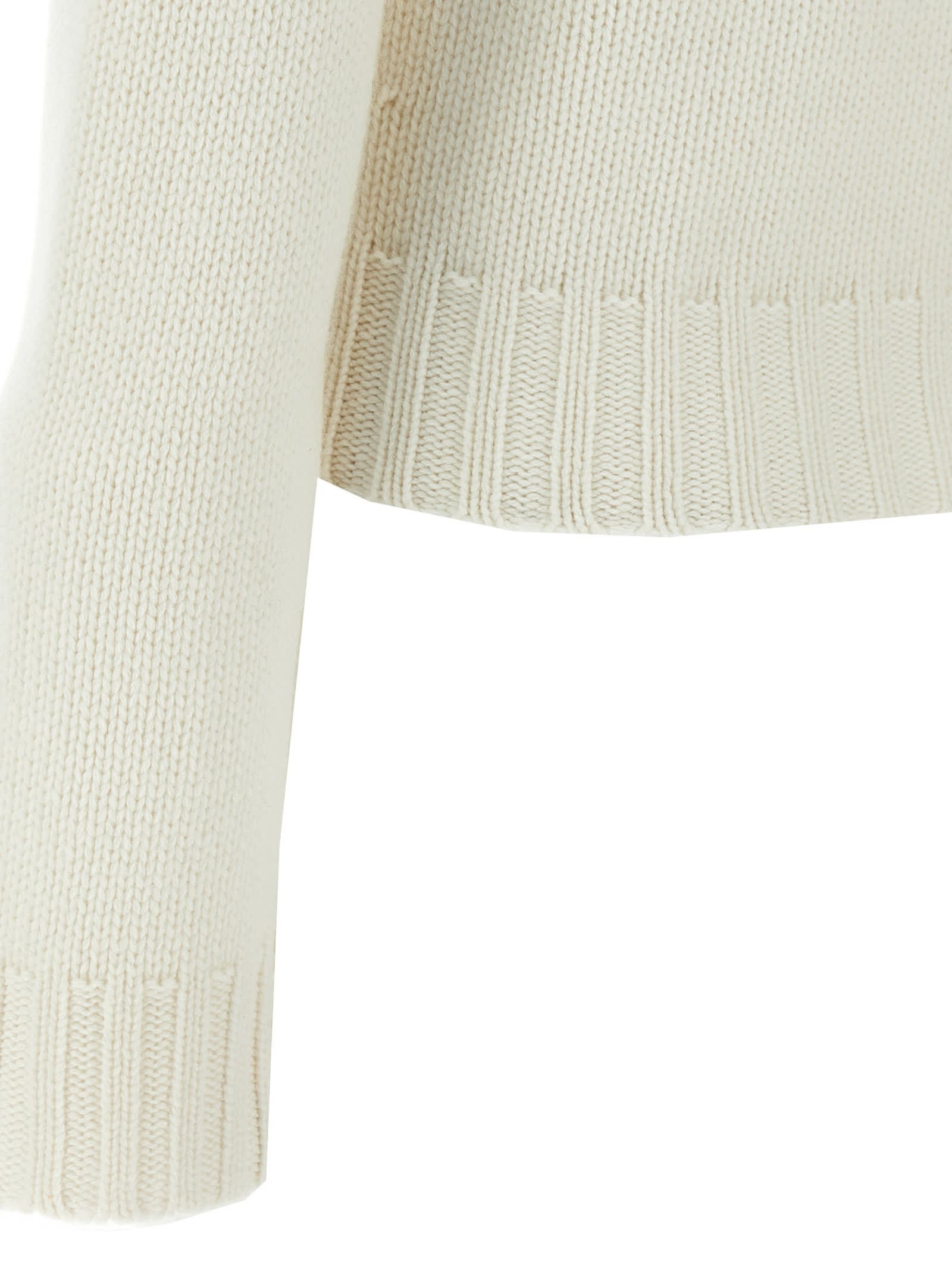 Shop Max Mara Cancan Sweater In White