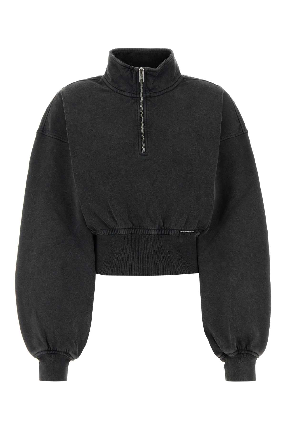 Alexander Wang T Charcoal Cotton Sweatshirt