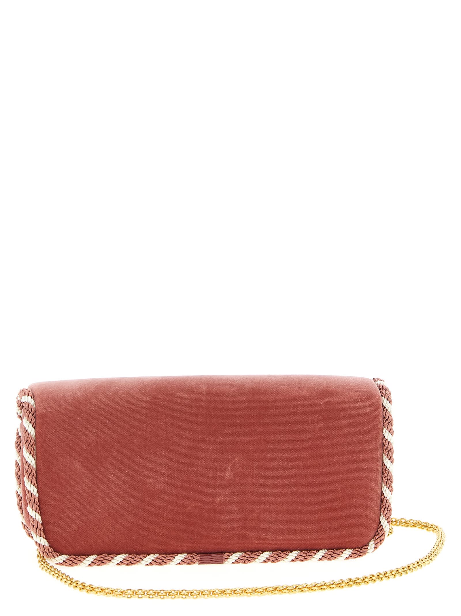 Valentino Garavani  Garavani 'locò' Clutch Bag In Pink