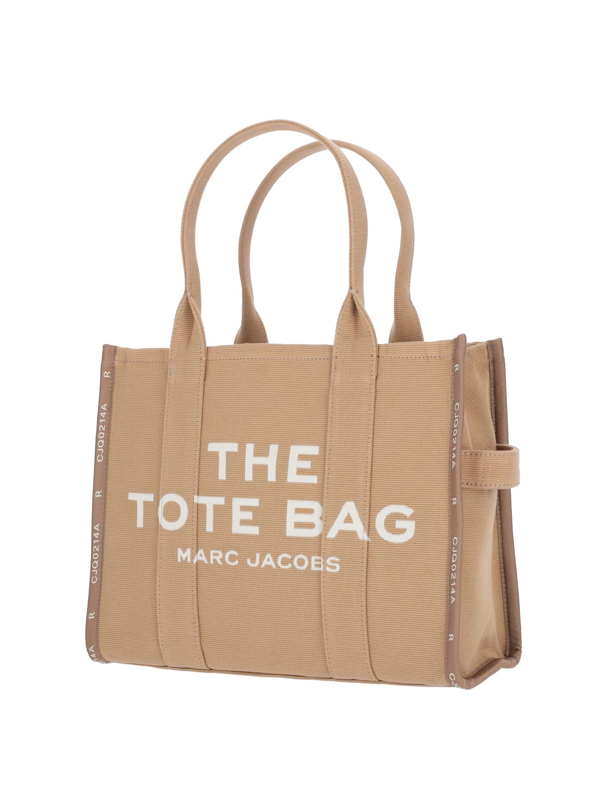 Shop Marc Jacobs The Large Jacquard Tote Bag In Brown