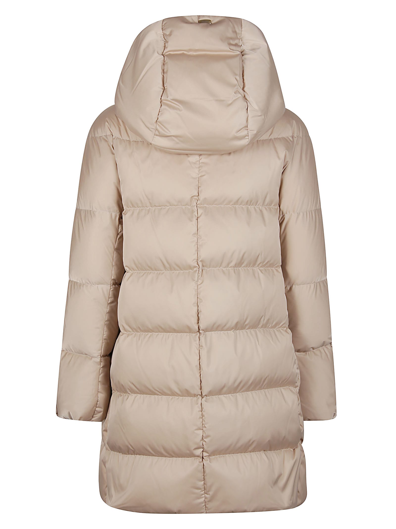 Herno A-shape Down Jacket In Neutral