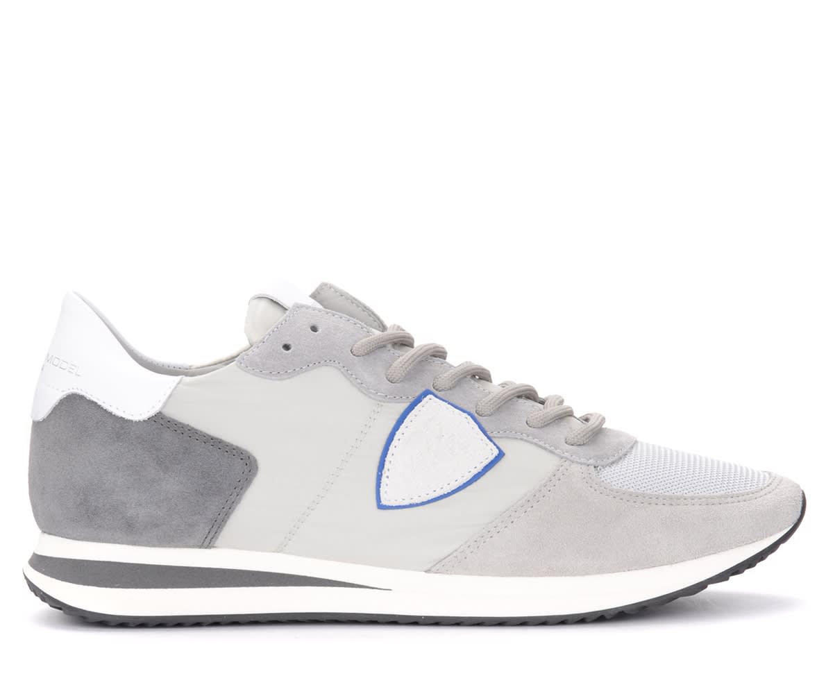 Grey And Anthracite Philippe Model Tropez X Sneakers