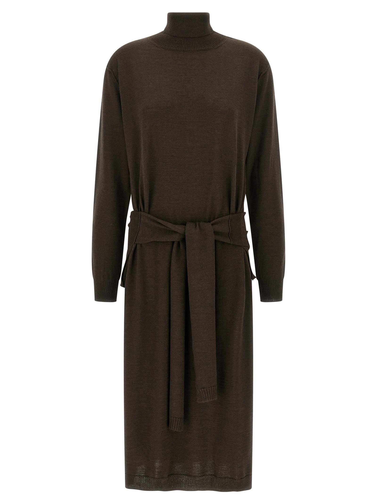 Lemaire Trompe L'œil Midi Dress In Multi
