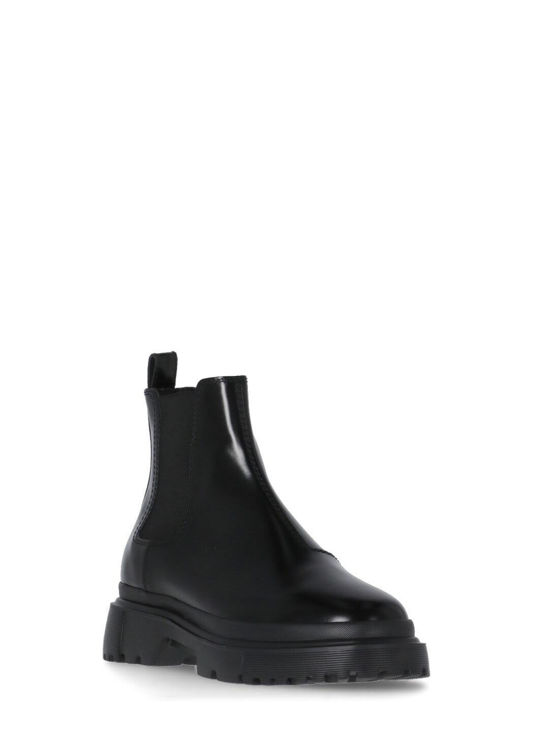 Shop Hogan H629 Chelsea Boots In Black