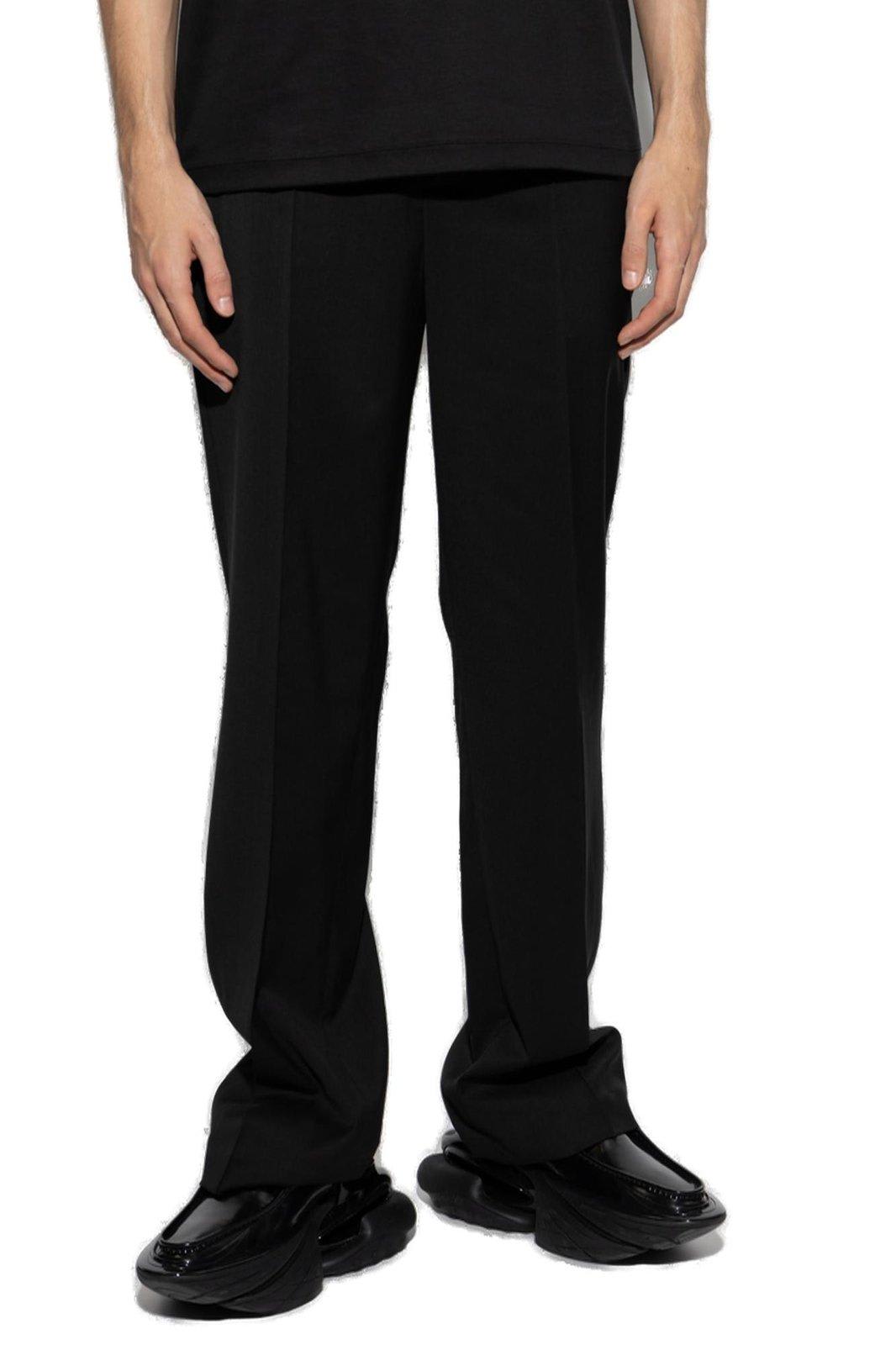 Helmut Lang Wool Relaxed Trousers In Black