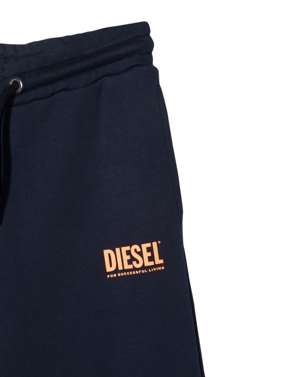 Shop Diesel Jogger With Logo In Blue