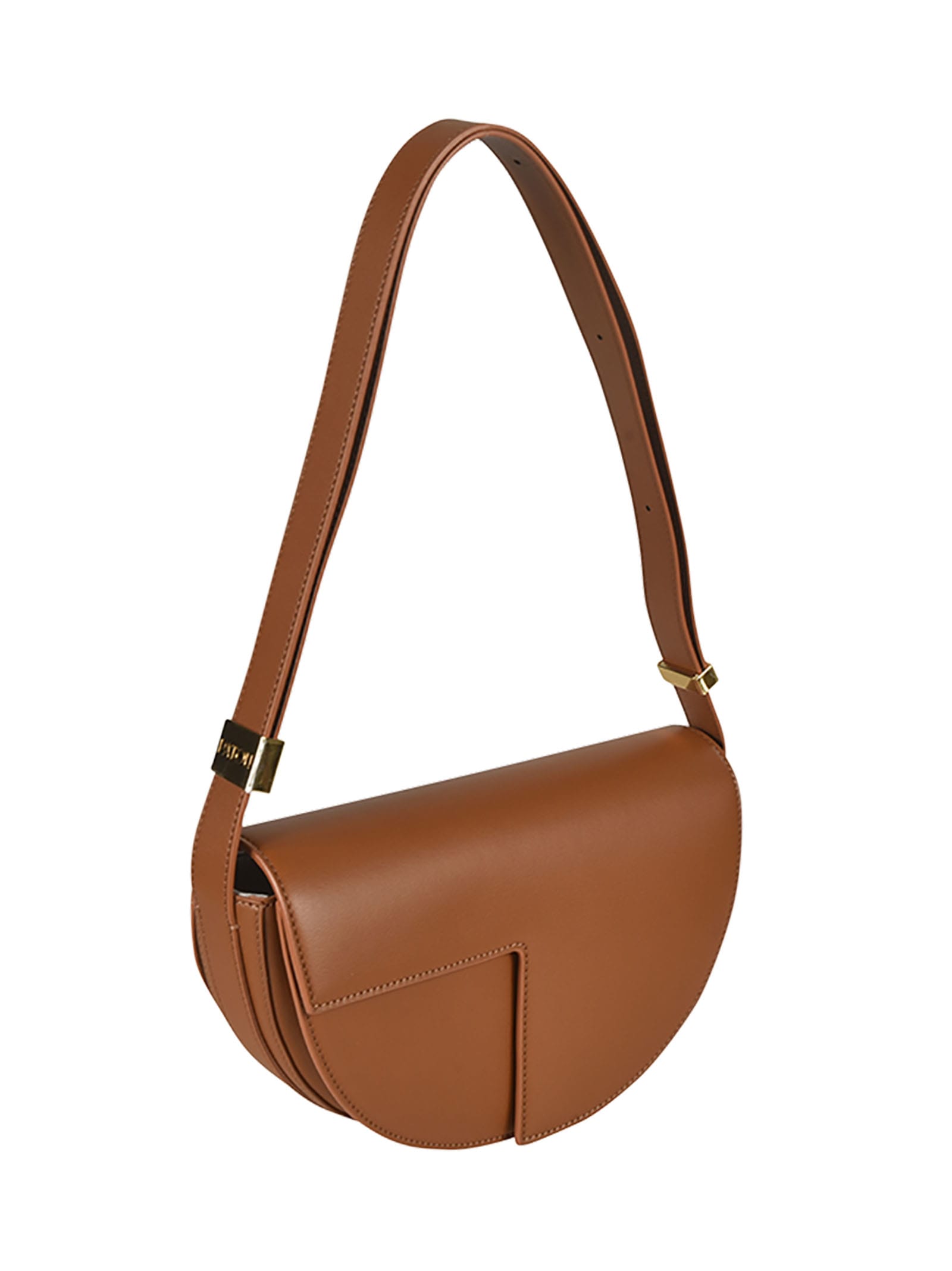 PATOU FLAP SHOULDER BAG 