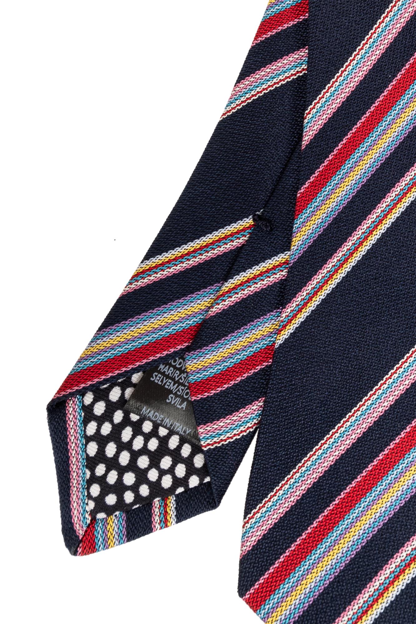 Shop Paul Smith Silk Tie In Multicolor