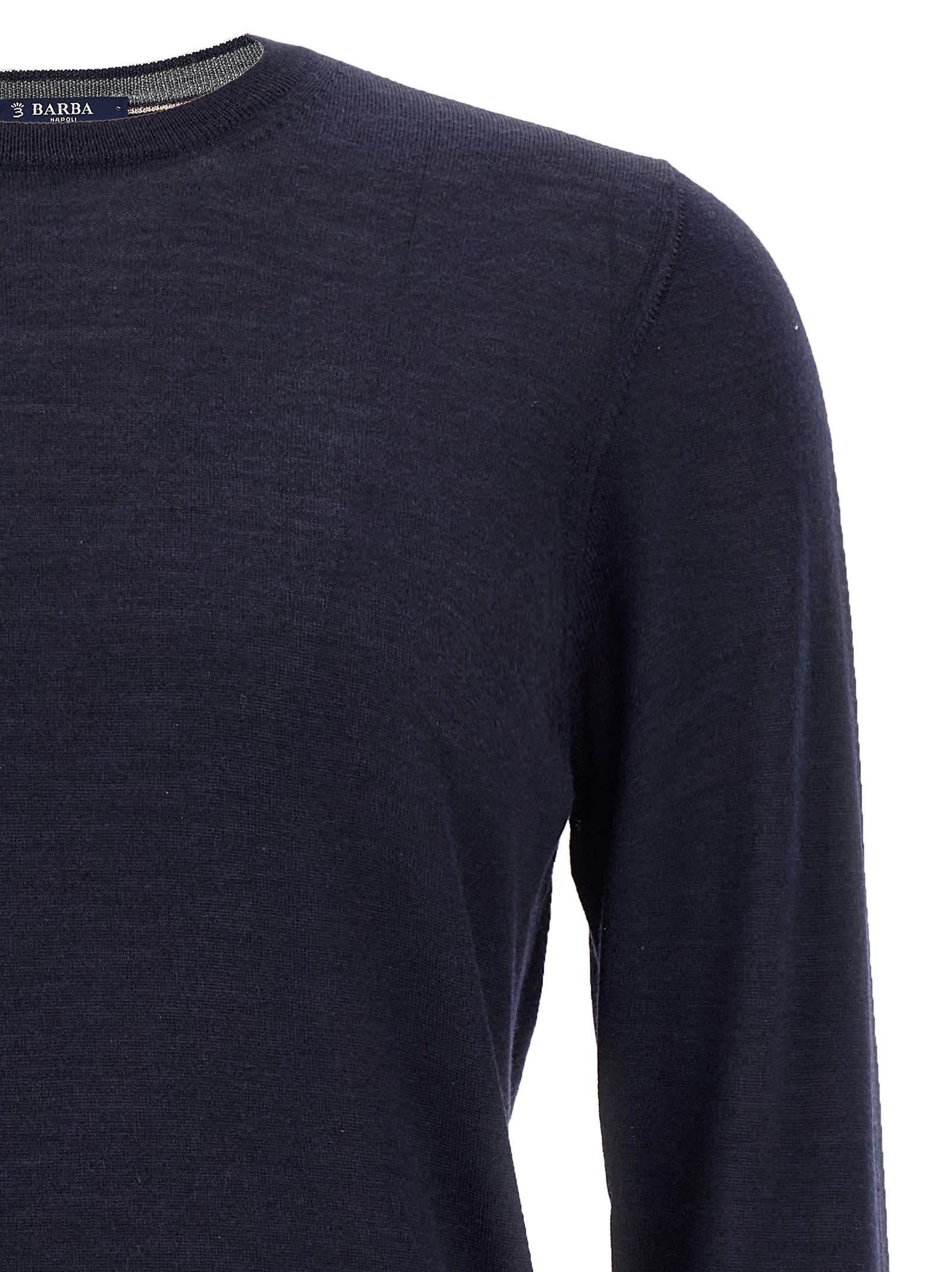 Barba Napoli Barba Crew-neck Sweater In Multicolor
