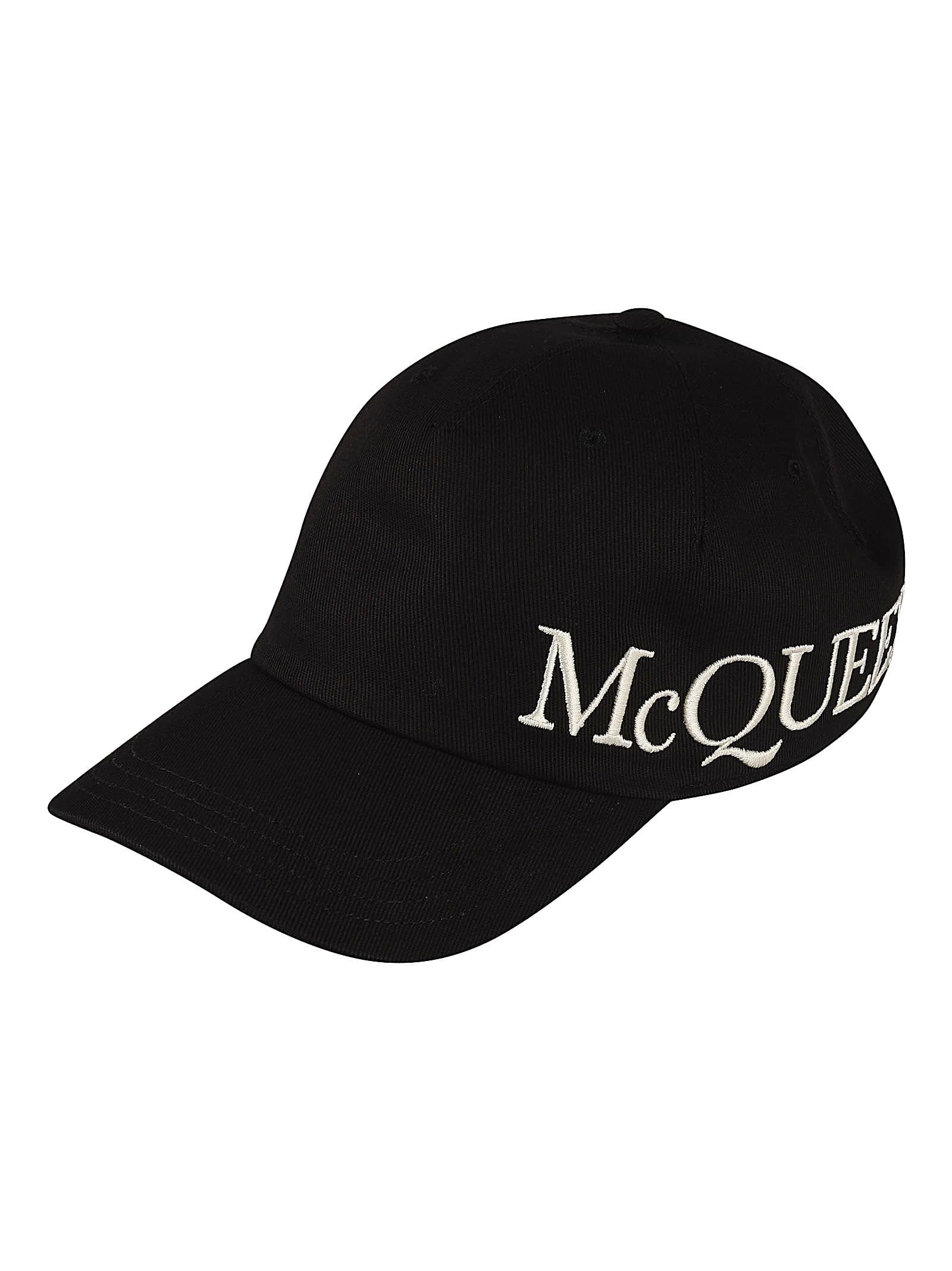 Alexander McQueen Side Logo Embroidered Cap