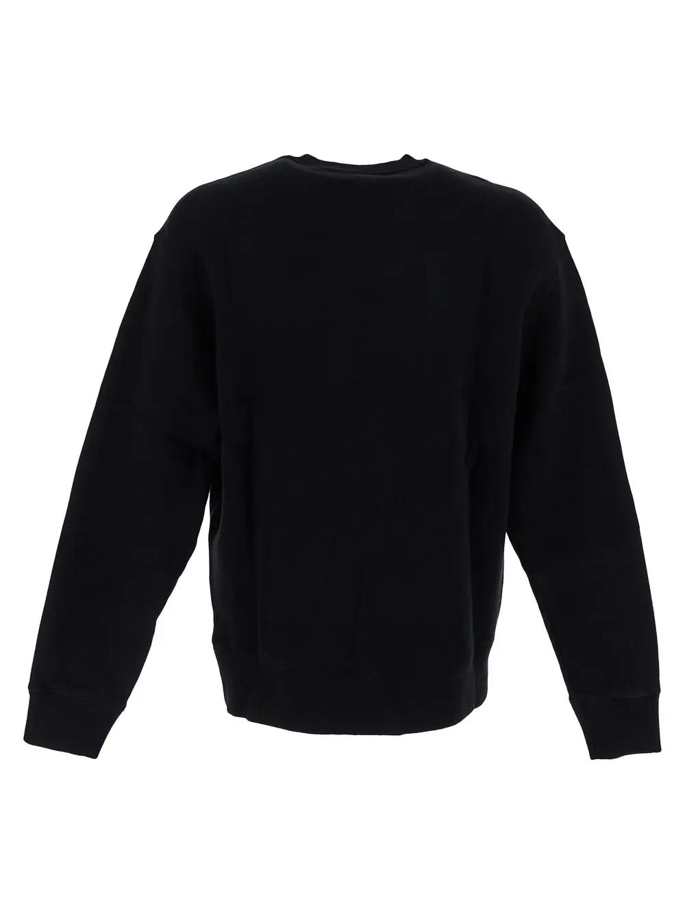 Shop Maison Kitsuné Cotton Sweatshirt In Black