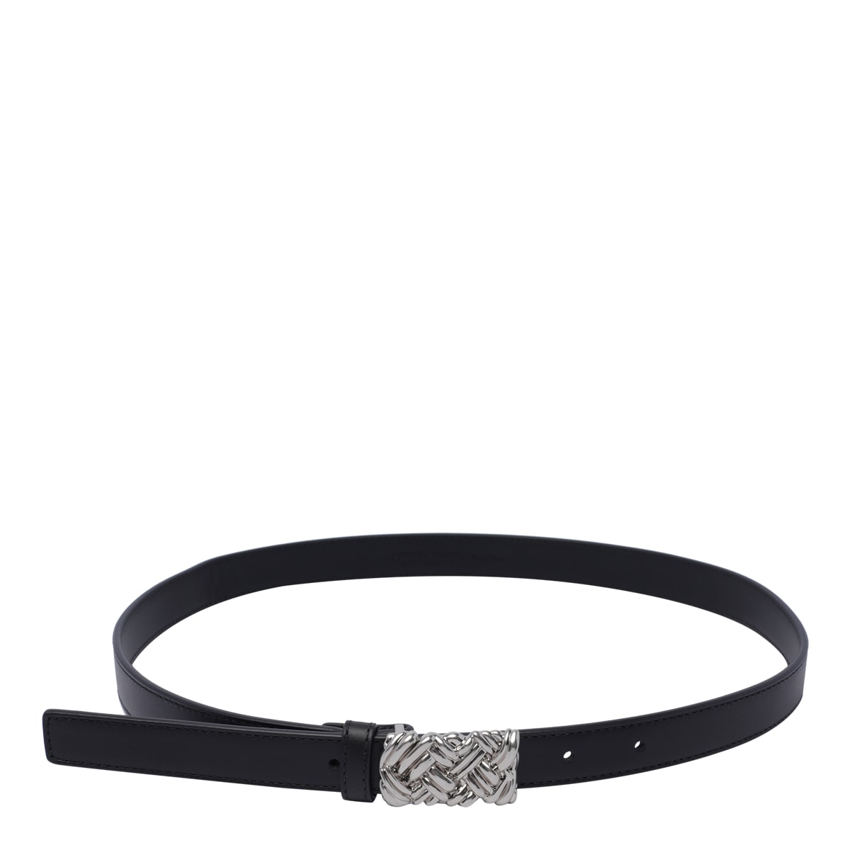 Shop Bottega Veneta Belt In Black