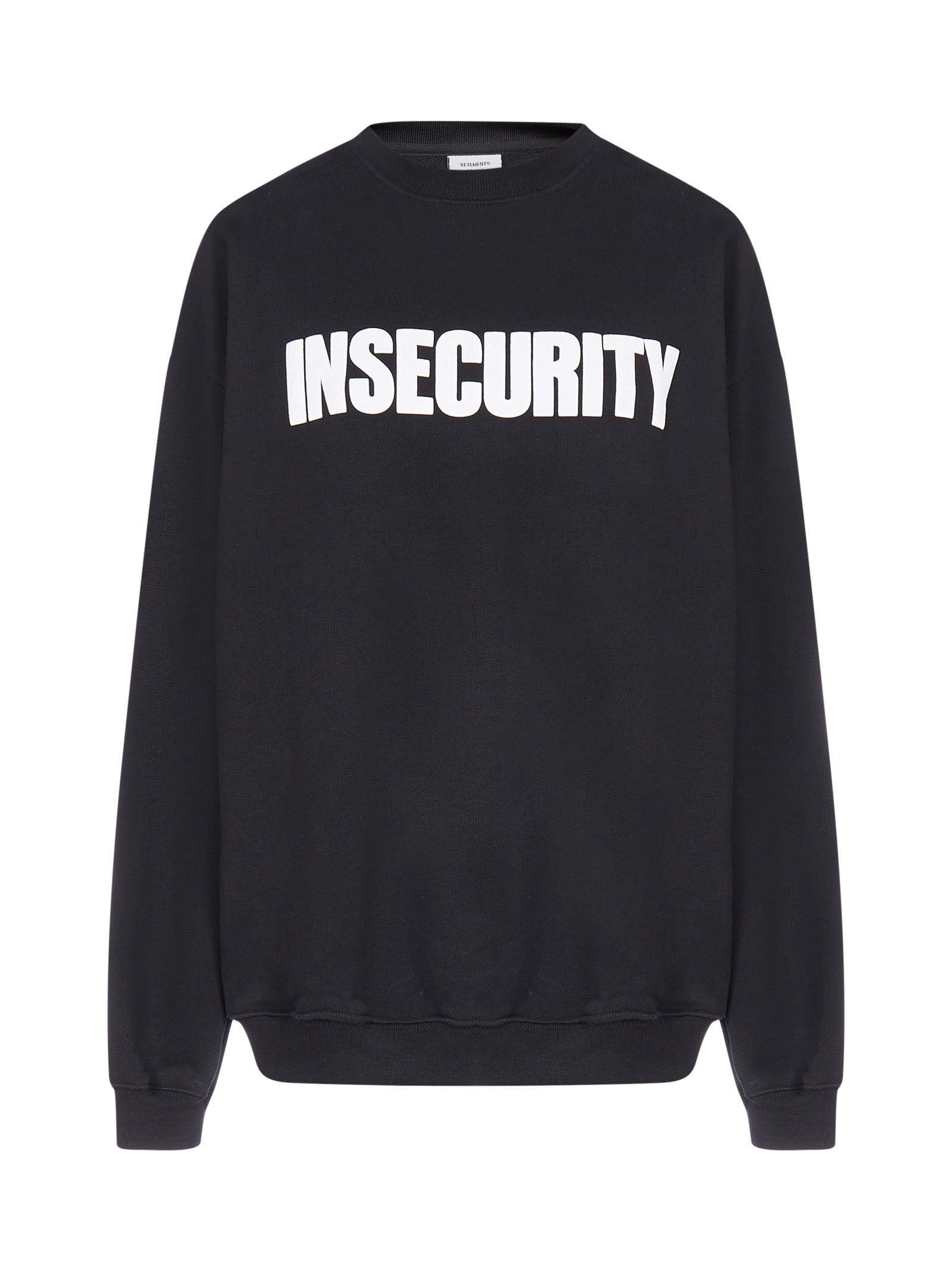 VETEMENTS Insecurity Cotton Sweatshirt